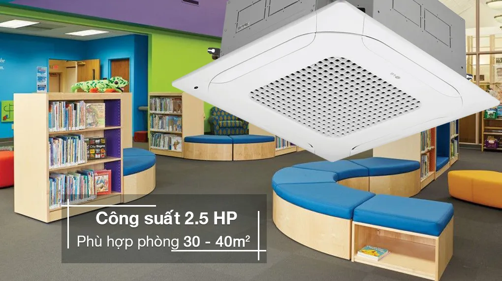 Công suất mạnh mẽ, lý tưởng cho các không gian dưới 40m2