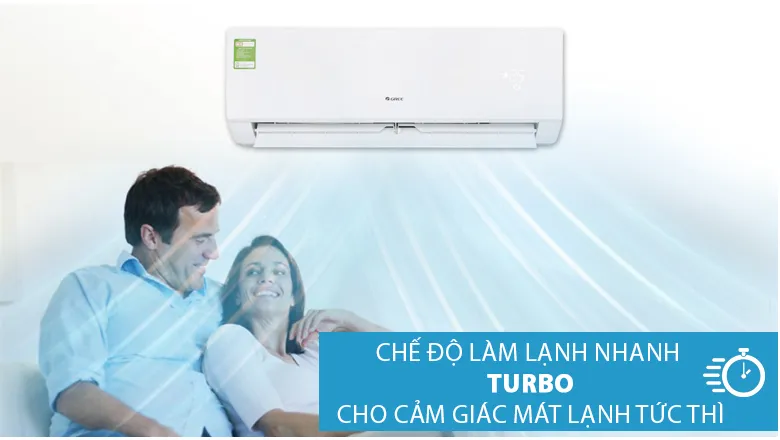 Đảo gió hai chiều làm lạnh nhanh, mang lại cảm giác dễ chịu