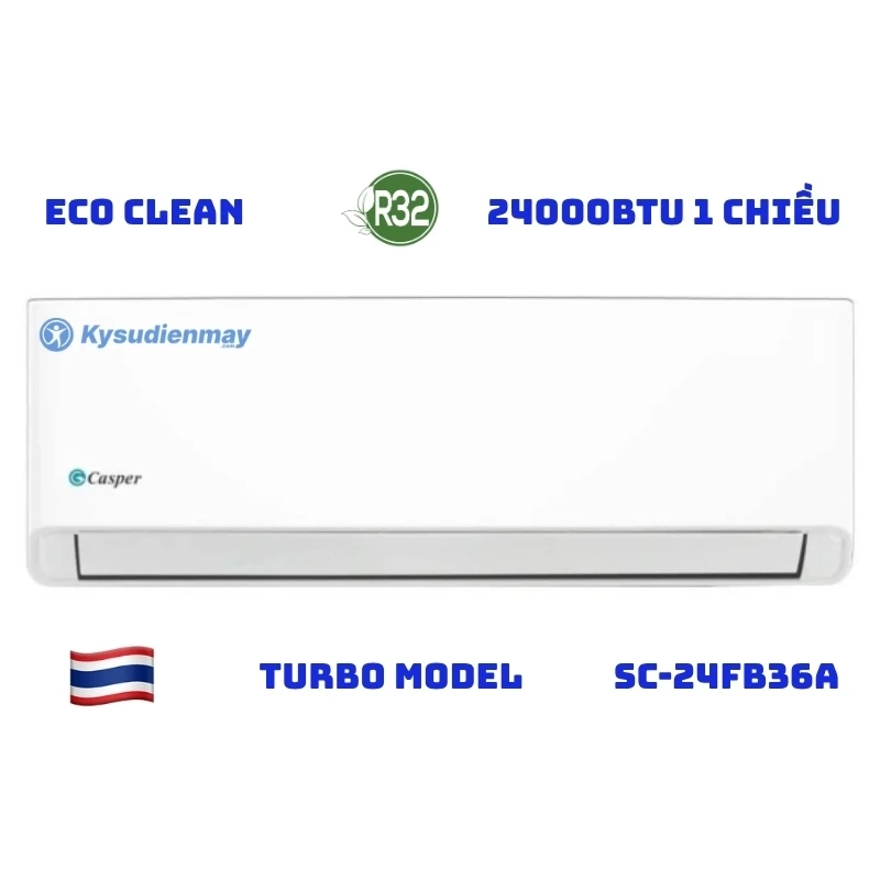 Điều hòa Casper 24000BTU 1 chiều SC-24FS33