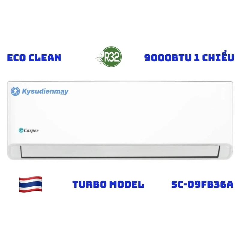 Điều Hòa Casper 9000BTU 1 Chiều SC-09FB36A