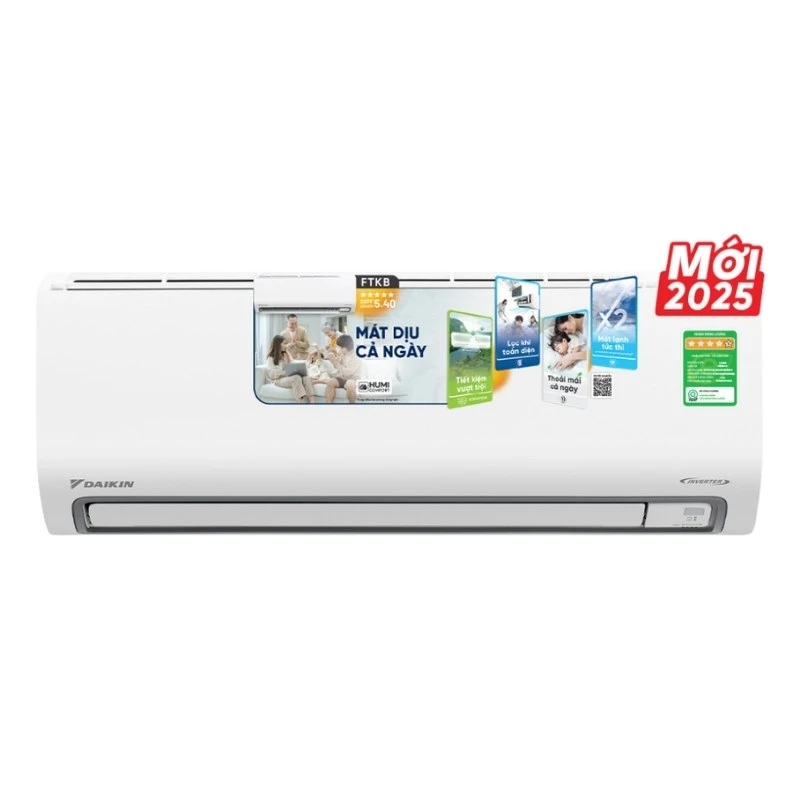 Điều hòa Daikin 12000 BTU 1 chiều inverter FTKB35ZVMV