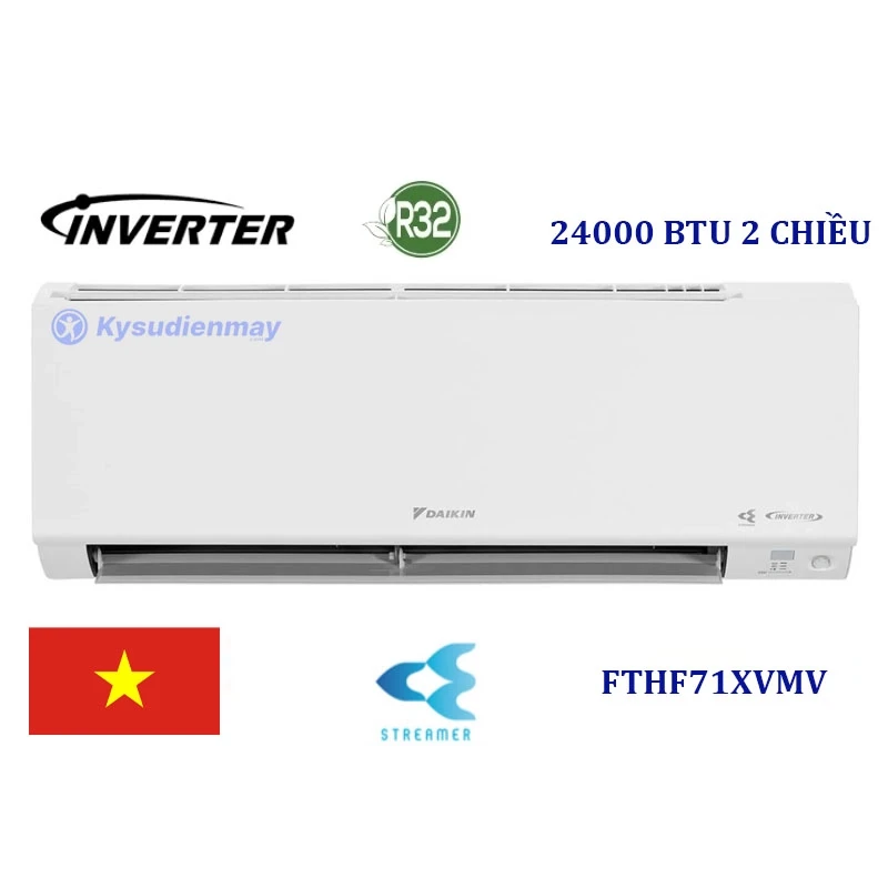 Điều Hòa Daikin 2 Chiều 24000BTU Inverter gas R32 FTHF71VAVMV