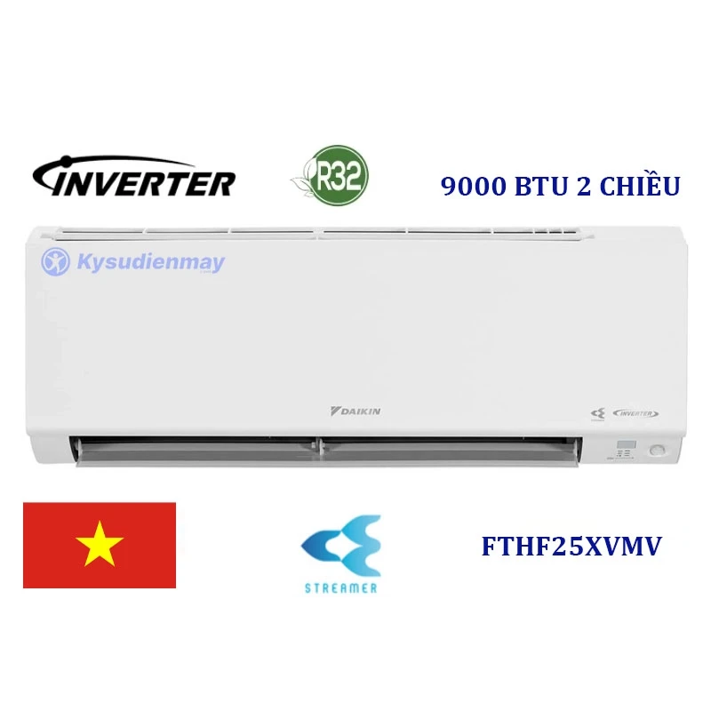 Điều Hòa Daikin 9000BTU 2 Chiều Inverter FTHF25XVMV