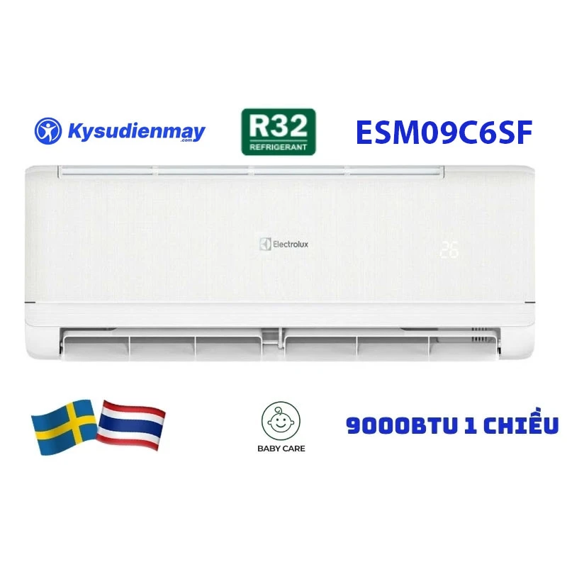 Điều Hoà Electrolux 9000BTU 1 Chiều ESM09C6SF