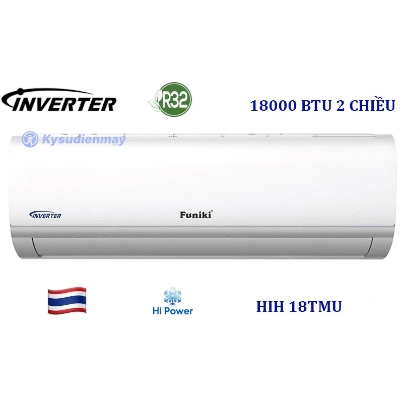 Điều Hòa Funiki 18000BTU 2 chiều inverter HIH18TMU