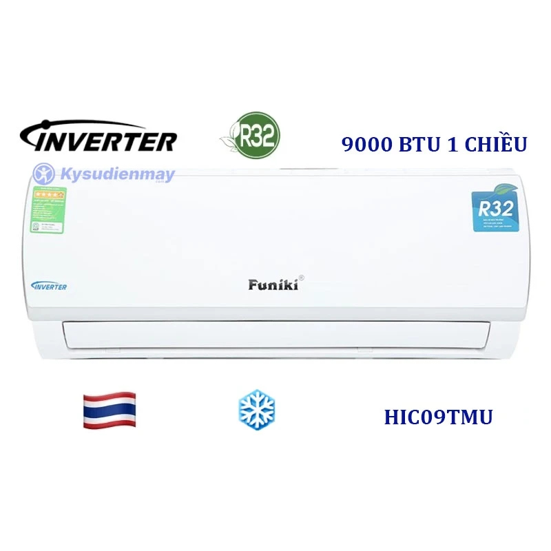 Điều Hòa Funiki 9000BTU 1 Chiều Inverter HIC09TMU