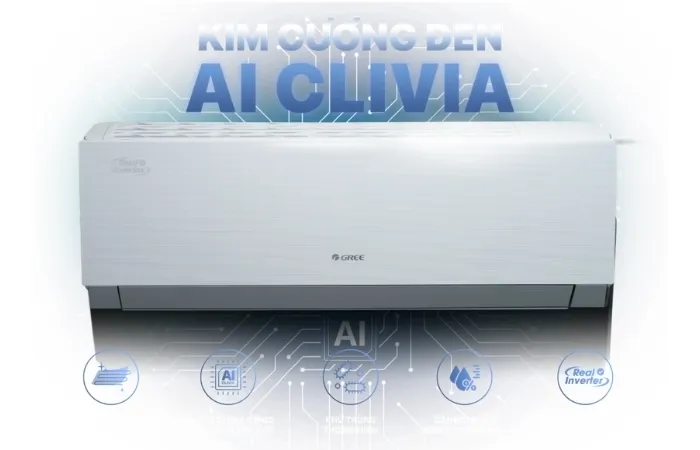 Điều hoà Gree 2 chiều lạnh-sưởi AI Clivia