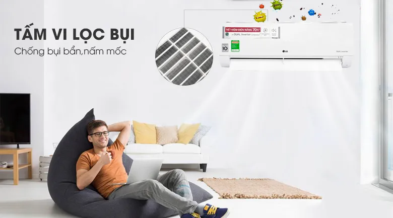 Tấm vi lọc bụi kháng khuẩn