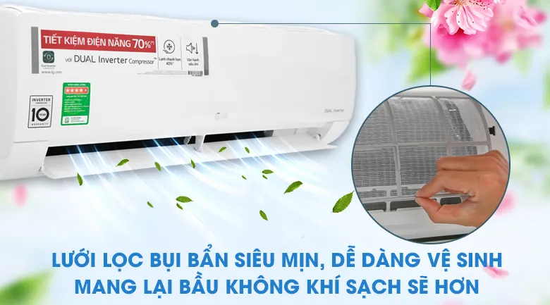 Lưới lọc bụi siêu mịn – Bảo vệ sức khỏe người dùng
