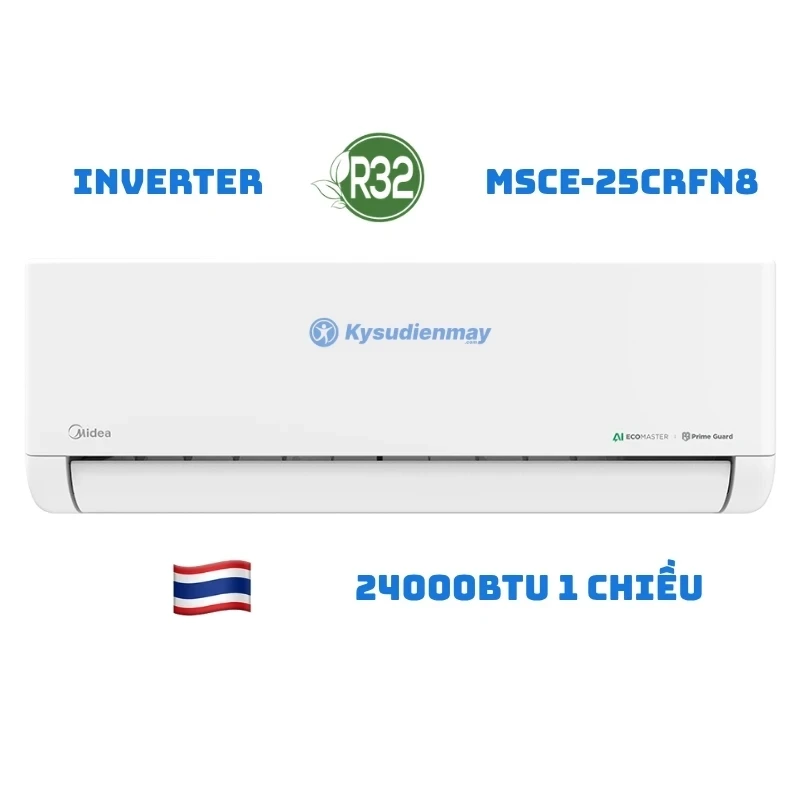 Điều Hòa Midea 24000BTU 1 Chiều Inverter MSCE-25CRFN8