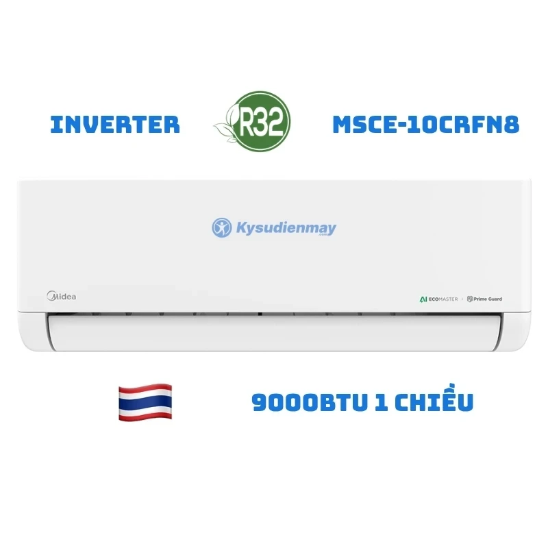 Điều Hòa Midea 9000BTU 1 Chiều Inverter MSCE-10CRFN8