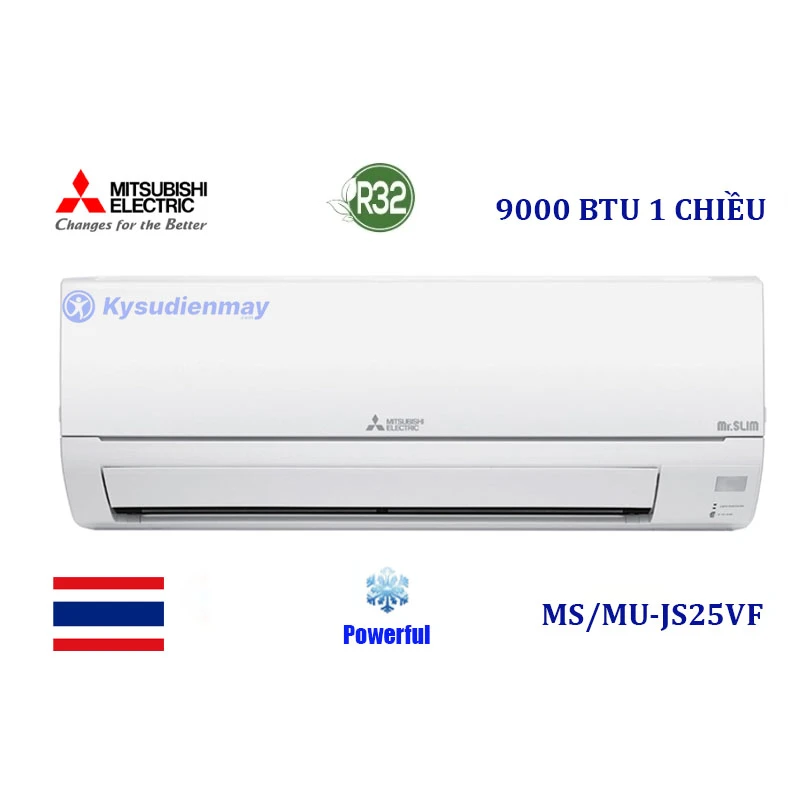 Điều Hòa Mitsubishi Electric 9000BTU 1 Chiều MS/MU-JS25VF