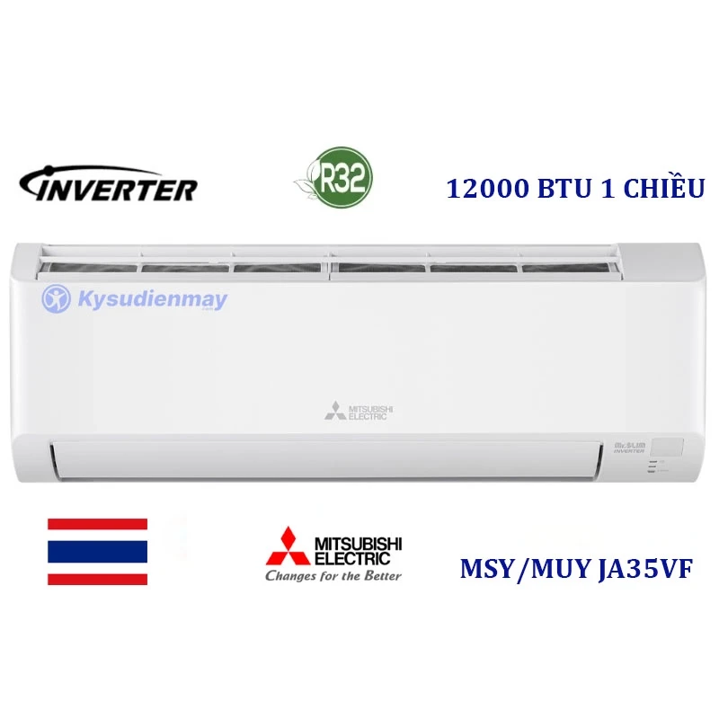 Điều Hòa Mitsubishi Electric 12000BTU 1 Chiều Inverter  MSY/MUY JA35VF