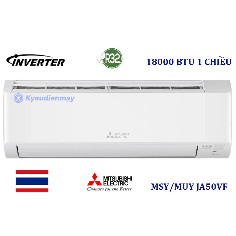 Điều hòa Mitsubishi Electric 18000BTU 1 Chiều Inverter MSY/MUY JA50VF