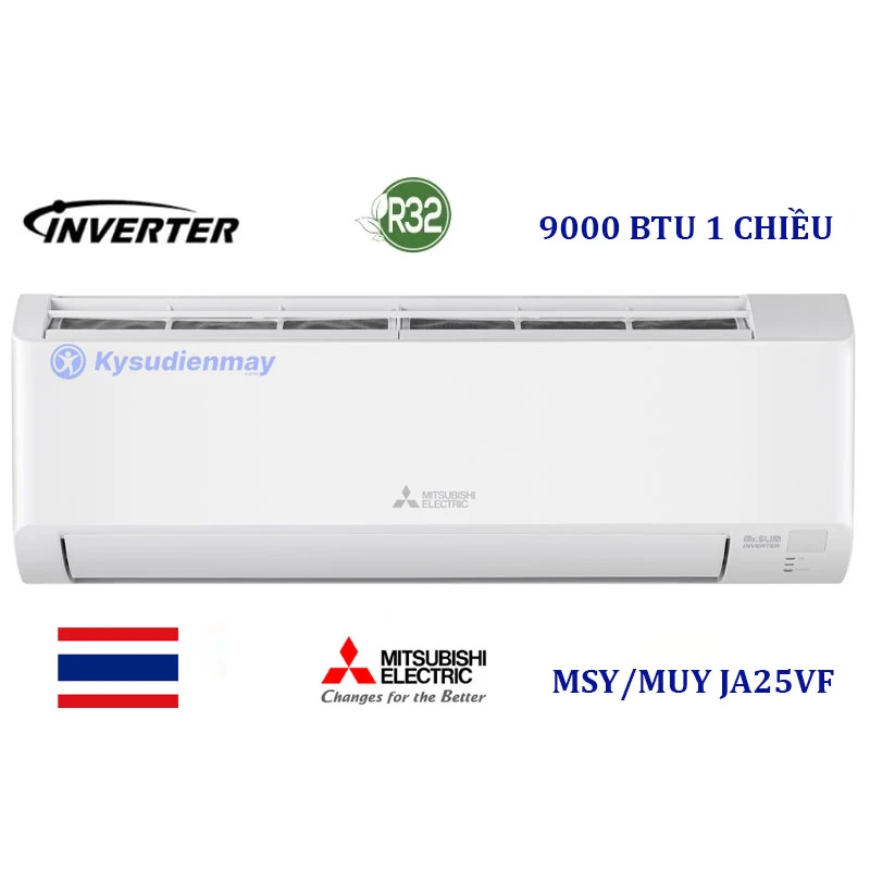 Điều hòa Mitsubishi Electric 9000BTU 1 Chiều Inverter MSY/MUY JA25VF