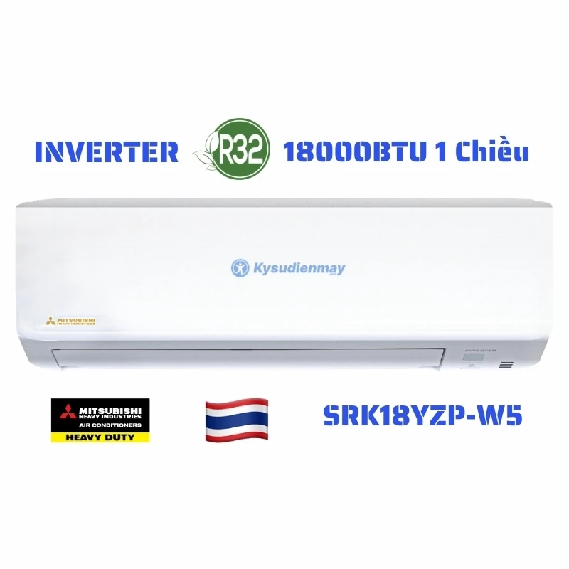 Điều Hòa Mitsubishi Heavy 18000BTU 1 Chiều Inverter SRK/SRC18YZP-W5