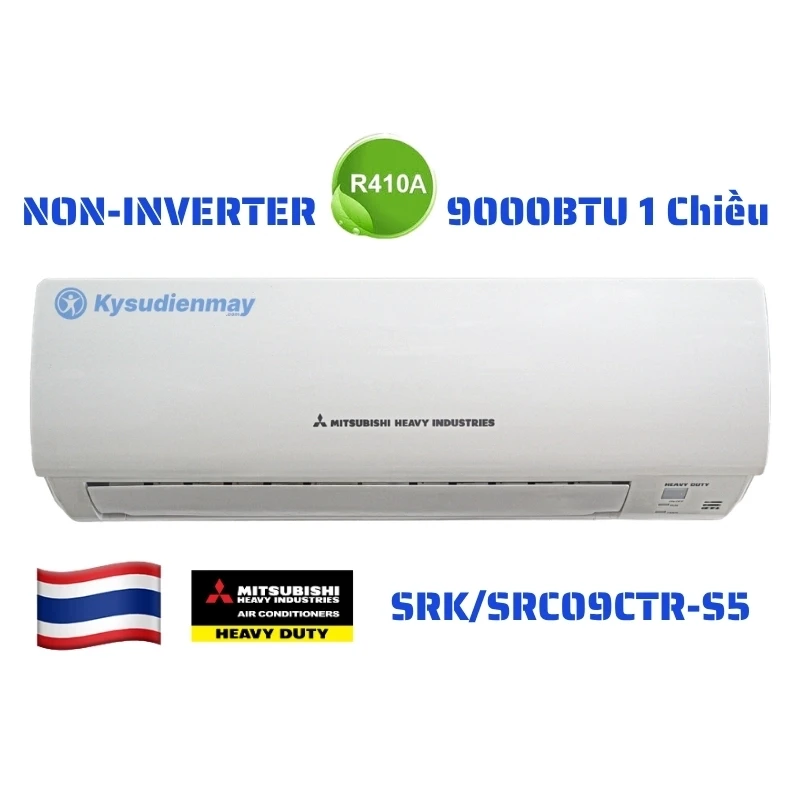 Điều Hòa Mitsubishi Heavy 9000BTU 1 Chiều SRK/SRC09CTR-S5