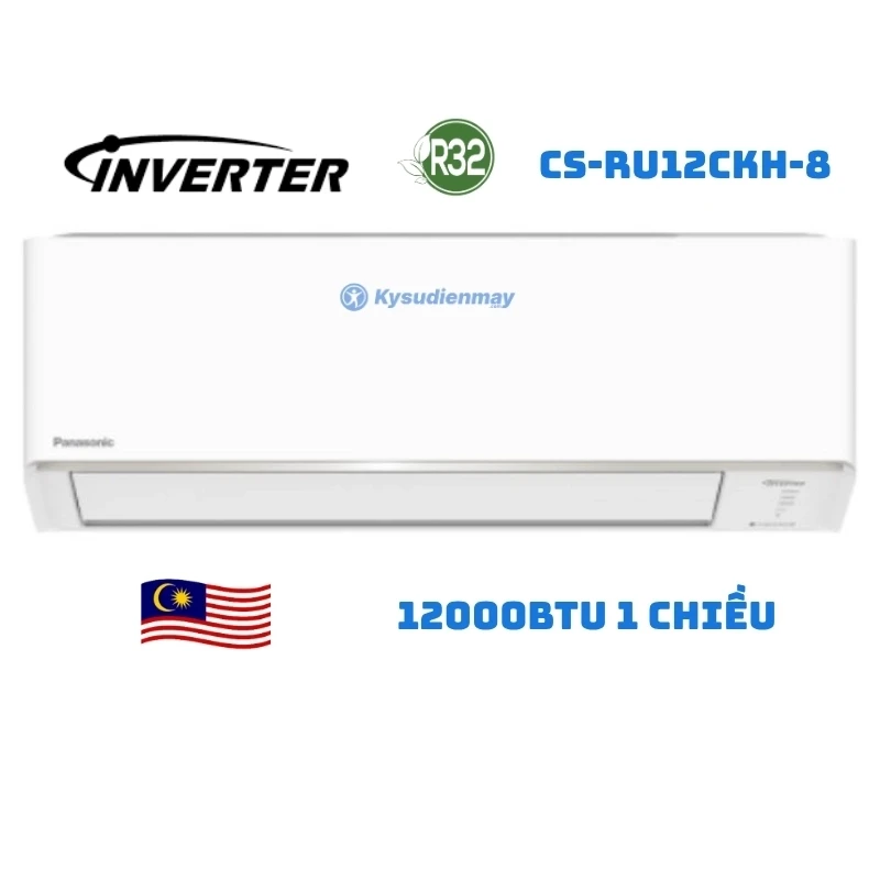 Điều Hoà Panasonic 12000BTU 1 Chiều Inverter CU/CS-RU12CKH-8D