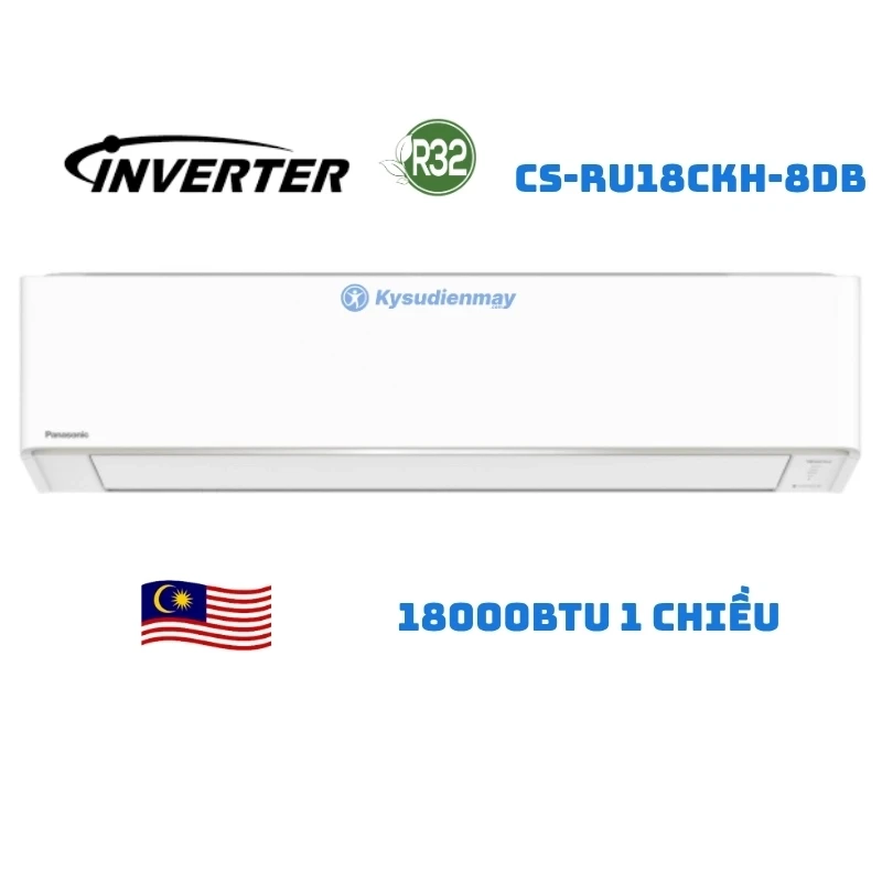 Điều Hoà Panasonic 18000BTU 1 Chiều Inverter CU/CS-RU18CKH-8DB
