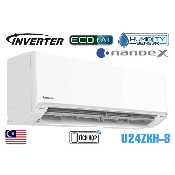 Điều Hòa Panasonic 24000BTU 1 Chiều Inverter U24ZKH-8
