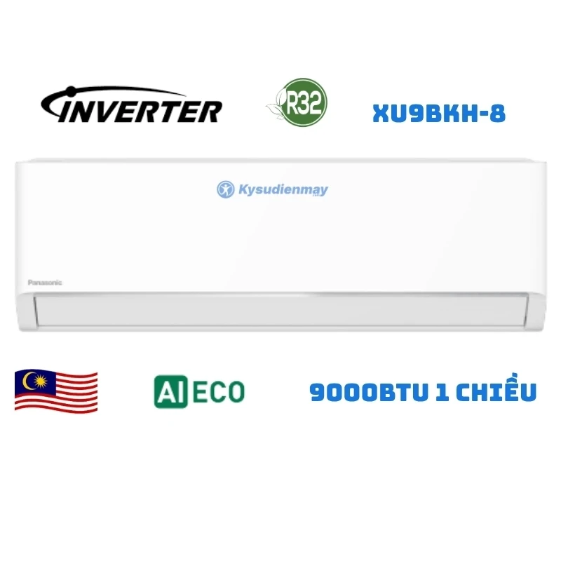 Điều Hòa Panasonic AERO Inverter 9000BTU CU/CS-XU9BKH-8