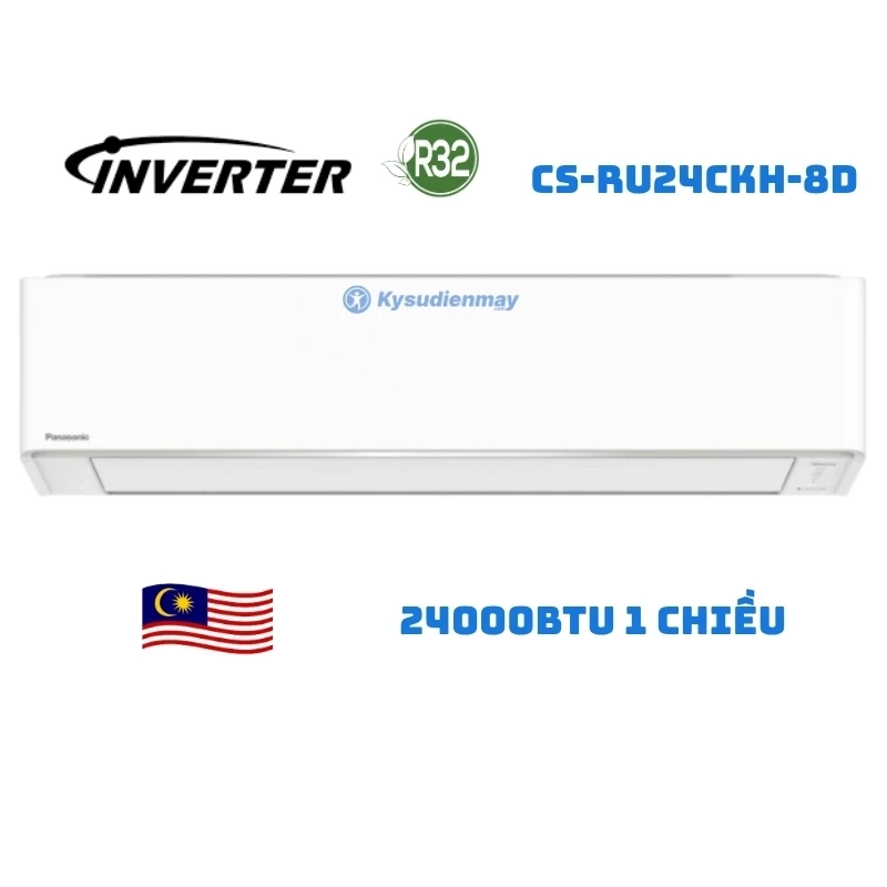 Điều Hoà Panasonic 24000BTU 1 Chiều Inverter CU/CS-RU24CKH-8D