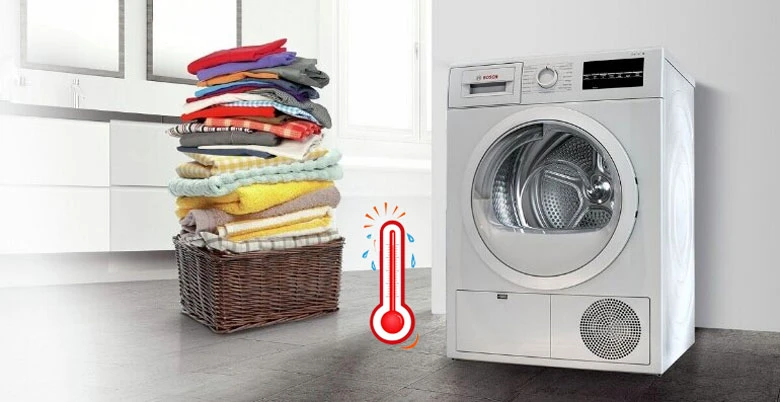 Nên sấy quần áo ở nhiệt độ bao nhiêu là thích hợp?