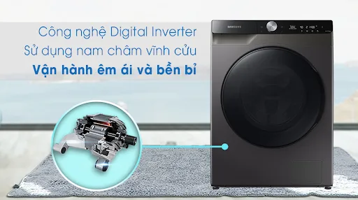 Động cơ Digital Inverter vận hành êm, tiết kiệm điện