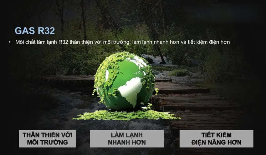 Gas R32 – Mạnh mẽ, tiết kiệm, thân thiện môi trường