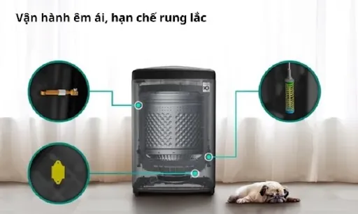 Vận hành êm ái, giảm thiểu rung lắc tối đa