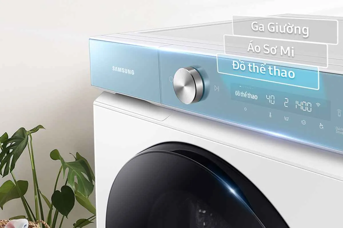 Giao diện AI Control – Trợ lý giặt giũ thông minh