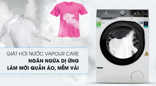 Giặt hơi nước Vapour Care – Bảo vệ sức khỏe làn da
