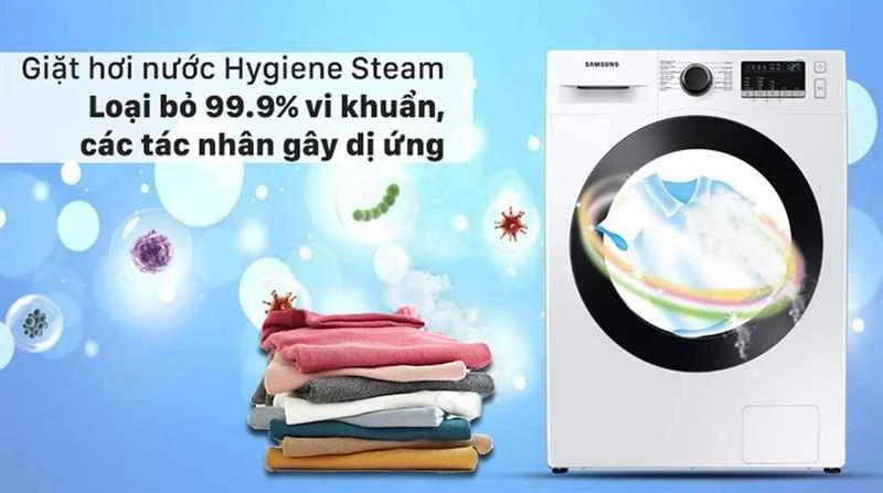Máy giặt Bespoke AI Cửa Trước -AI Control, Đen WW10DB7U34GBSV