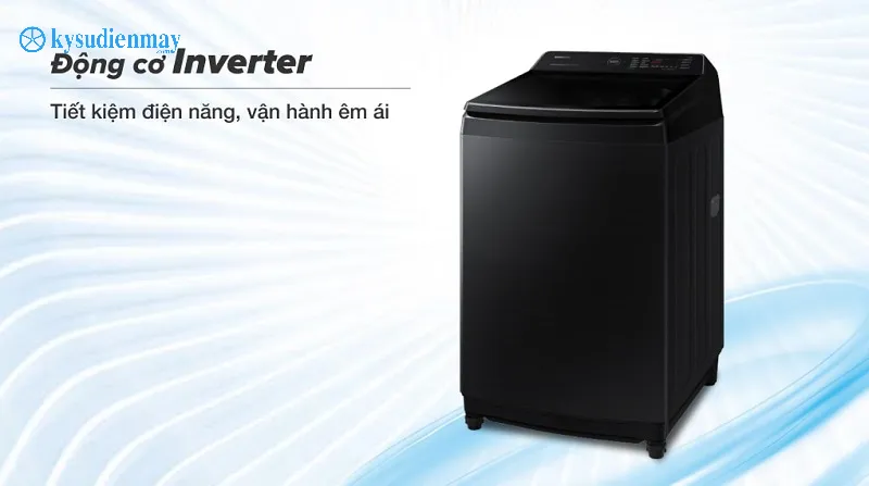 Máy giặt Samsung Inverter 17kg WA17CG6886BVSV lồng đứng