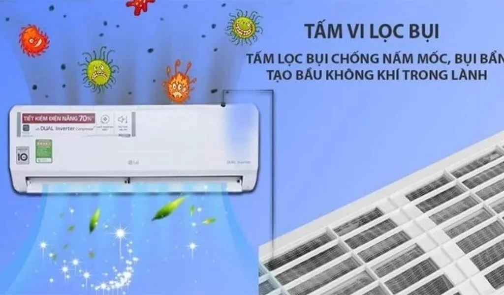 Hệ thống lọc khí hiện đại – làm sạch không khí trong phòng