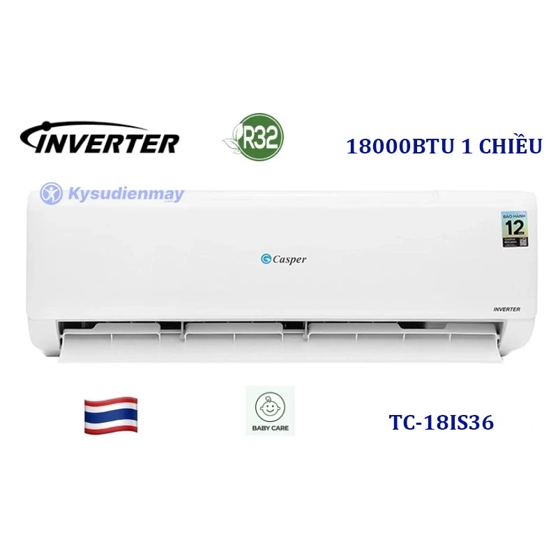 Điều Hòa Casper Inverter 18000BTU TC-18IS36