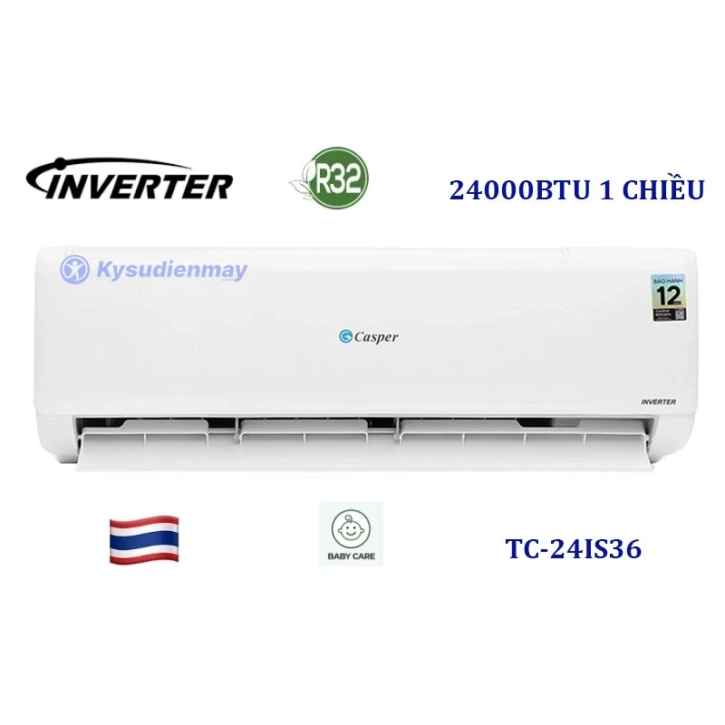 Điều Hòa Casper Inverter 24000BTU TC-24IS36