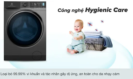 Hơi nước kháng khuẩn Hygienic Care bảo vệ sức khỏe