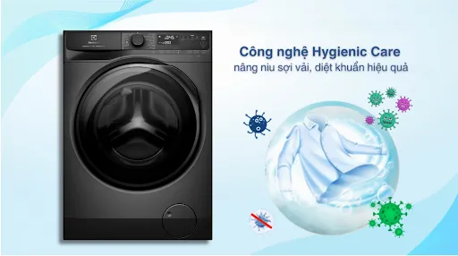 Hygienic Care – Bảo vệ sức khỏe với chế độ giặt diệt khuẩn