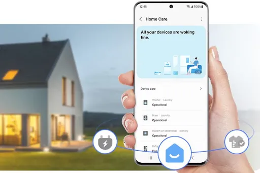 Kết nối thông minh với ứng dụng SmartThings