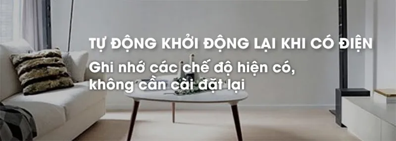 Khả năng tự khởi động sau khi mất điện