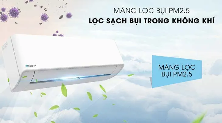 Không gian sạch khuẩn, lọc sạch bụi mịn