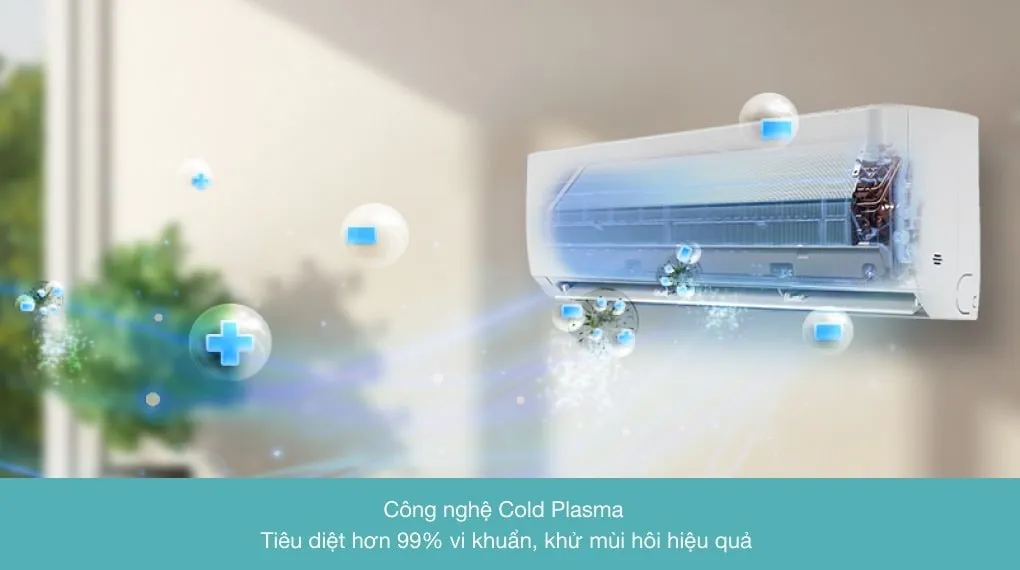 Không lo vi khuẩn, bụi mịn nhờ điều hòa Gree
