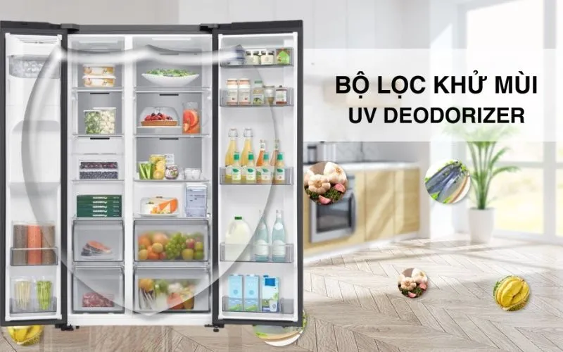 Khử mùi và giữ không khí trong lành nhờ công nghệ lọc UV