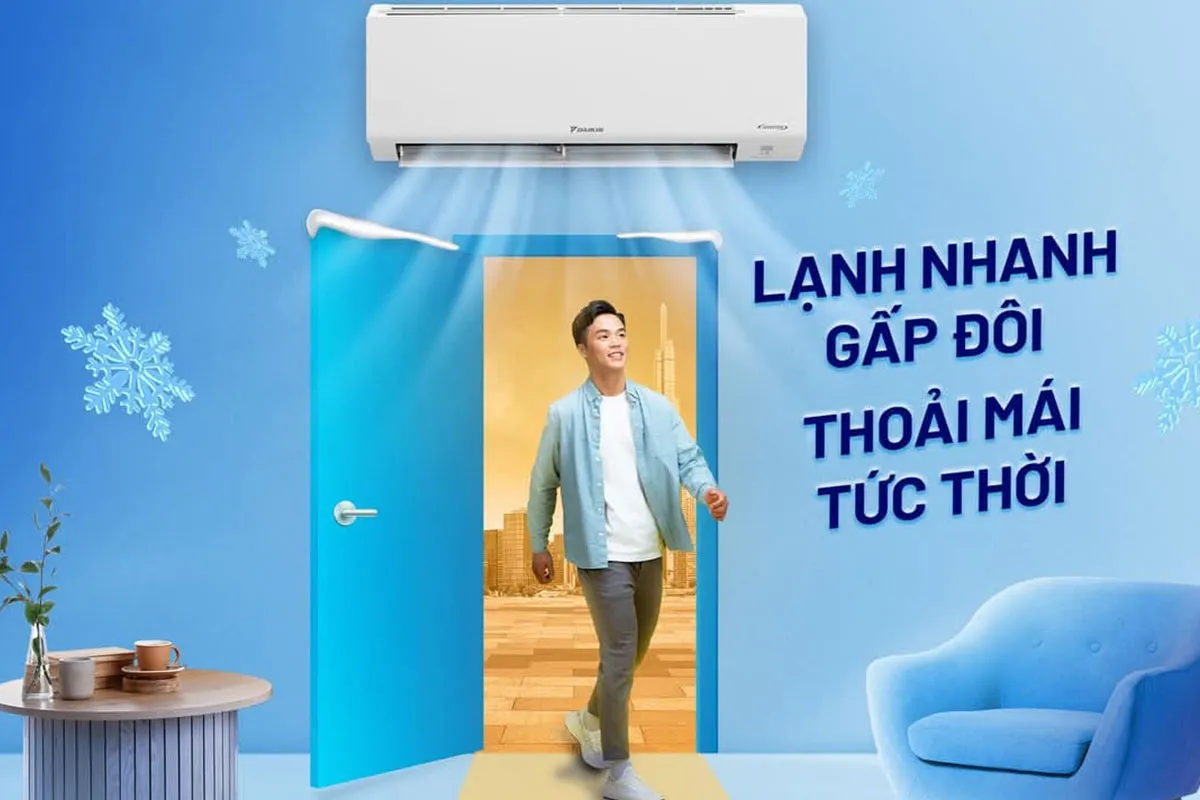 Làm lạnh nhanh, mát đều – Trải nghiệm thoải mái ngay lập tức