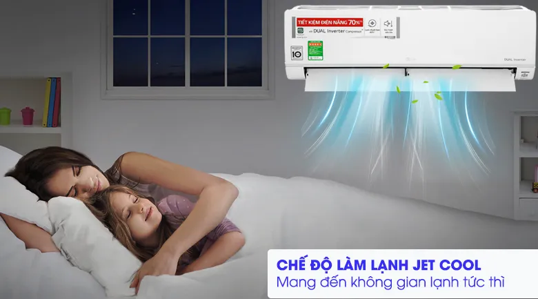 Làm lạnh nhanh tức thì với công nghệ Jet Cool