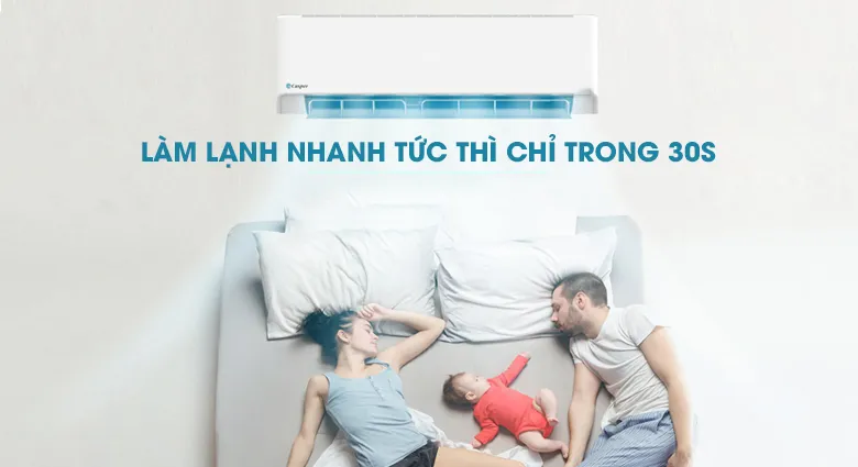 Làm lạnh nhanh tức thì – Chỉ trong 30 giây, cảm nhận mát lạnh tức thì