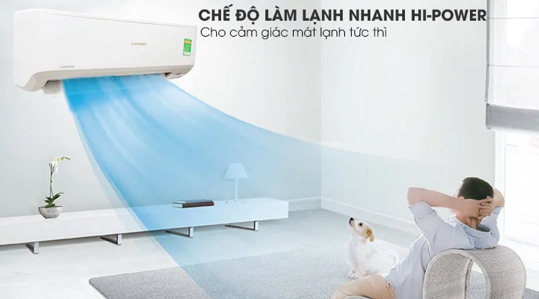 Làm lạnh tức thì, mát mẻ lan tỏa nhanh chóng