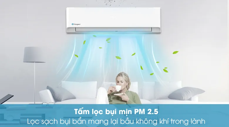 Lọc sạch bụi bẩn với tấm lọc bụi mịn PM 2.5