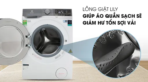 Lồng giặt Lily – Nâng niu từng sợi vải